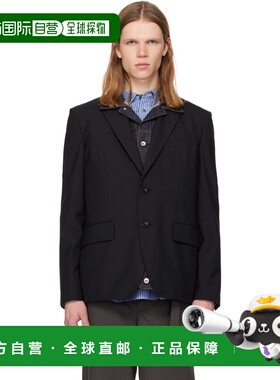 1h可退 潮奢 Sacai 男士 黑色 Suiting & Denim 西装外套 2603897