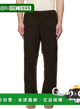 1h可退 潮奢 AURALEE 男士 棕色 Boa 运动裤 A24AP03WB