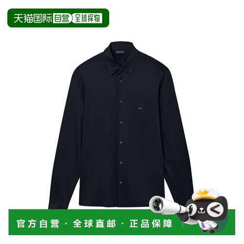EMPORIO ARMANI 男士衬衫 EM004604AF10017UB118BLUENAVYUB118BLU