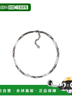 DIOR 男士项链 N4003HOMMTD004 SS2025 灰色 Icon 链环项链