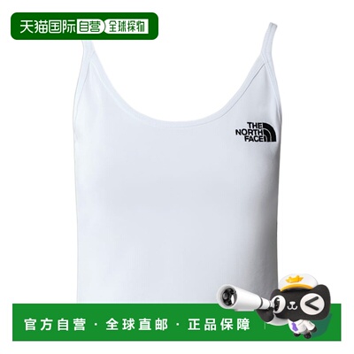 THE NORTH FACE 女士运动背心 NF0A55AQFN4 CO 白色 短款背心吊带