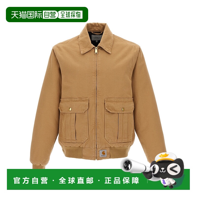 1h可退 CARHARTT WIP 男士夹克 I03561707E06 AW2025 驼色