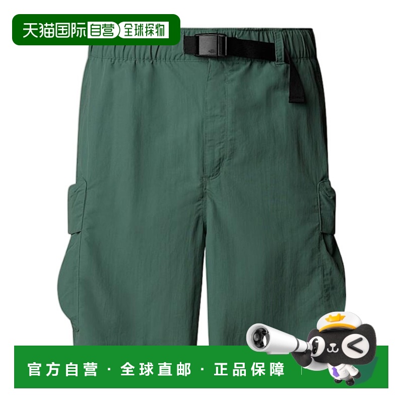 1h可退 THE NORTH FACE 男士短裤 NF0A8BJGHCH SS2025 绿色休闲裤