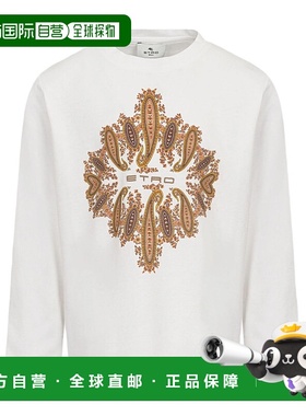 1h可退 ETRO 女童衬衫 GX8A80Z3186101AR AW2025 白色 长袖 T 恤