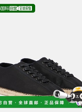 1h可退 潮奢 Lemaire 女士 Linoleum 绑带帆布面凉鞋