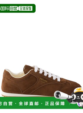 PRADA 女士休闲鞋 1E152OF020054F0324 AW2025 棕色运动鞋