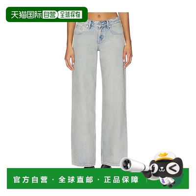 1h可退 潮奢 Levi'S 李维斯 女士 低腰宽松款牛仔裤 A5566直筒裤