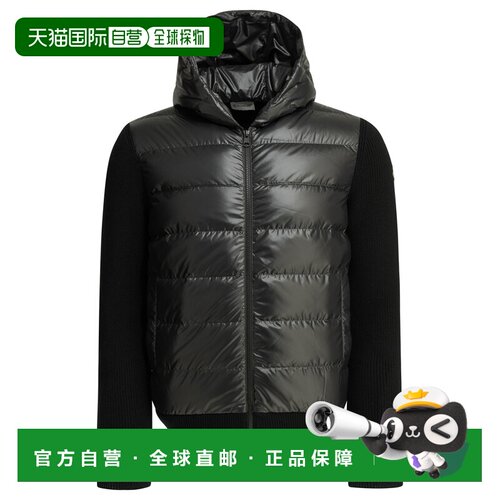 MONCLER 男士针织衫 9B00028M1131999 AW2026 黑色 Padded wool c