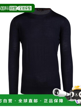 LORO PIANA 男士T恤 FAI1916WA31 SS2025 浅蓝色 Wool pullover