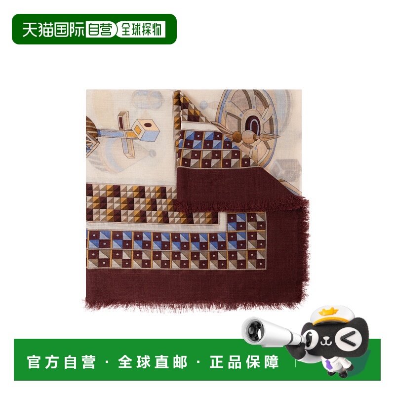 1h可退 SALVATORE FERRAGAMO 女士围巾 320977SLNADIR780038BORDE