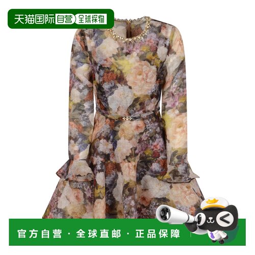 1h可退 ZIMMERMANN 女士连衣裙 7562DS262RSTE SS2026 花色裙子