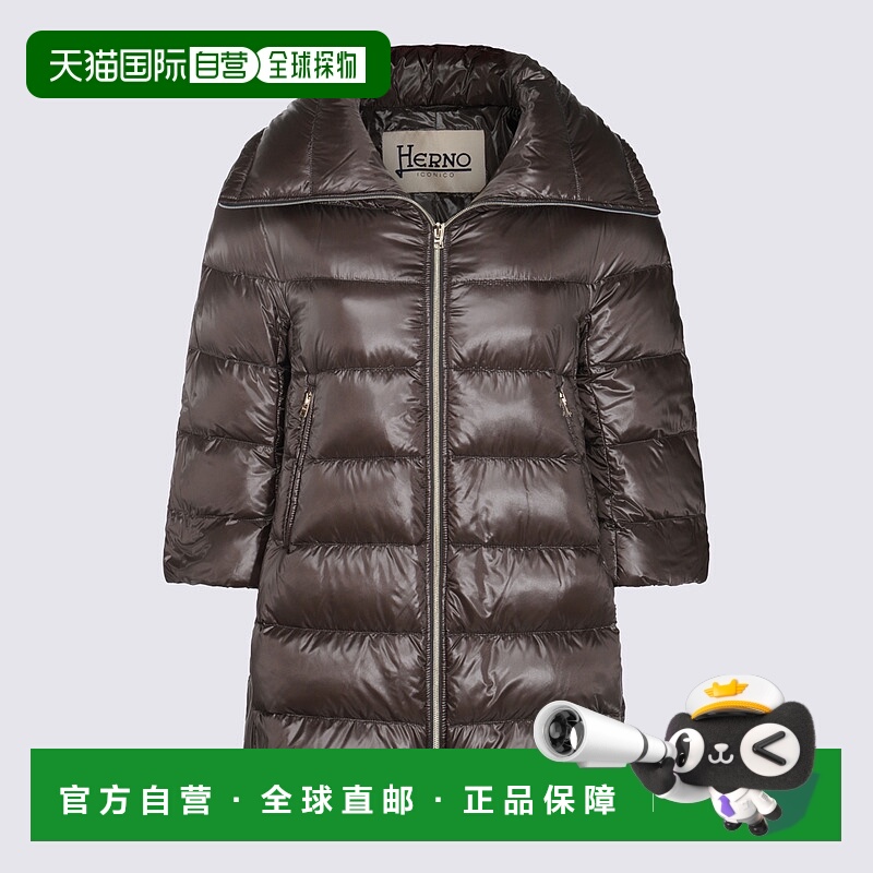 1h可退 HERNO 女士外套 PI0001DIC12017Z9480 CO 深灰色 