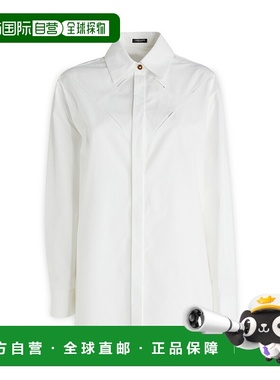 VERSACE 女士衬衫 10082591A018161W000 SS2023 白色