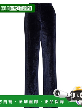 1h可退 潮奢 Self-Portrait 女士 休闲长裤 blue蓝色 舒适时尚