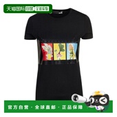 MOSCHINO 黑色 女士衬衫 1h可退 4F7347M3517C74 SS2020 短袖 T恤