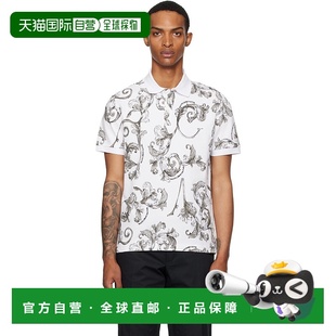 Outline versace 衫 Polo Barocco 白色 男士 范思哲 潮奢 1h可退