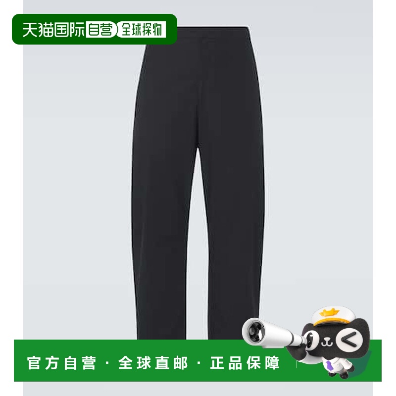 1h可退 潮奢 Jil Sander 吉尔 桑达 男士 barrel-leg 棉质长裤 0