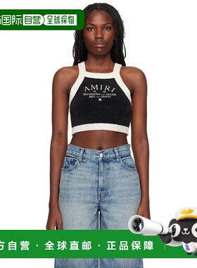 1h可退 潮奢 AMIRI 女士 黑色 Arts District 背心 AWKNTT1006