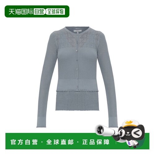 CHLOÉ 女士针织衫 CH26AMX0156044N AW2026 灰色 Wool cardigan w