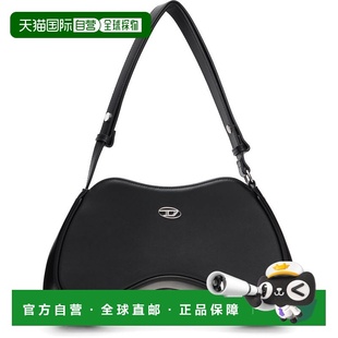 1h可退 潮奢 Diesel 迪赛 女士 黑色 Play 单肩包 X10201PR227