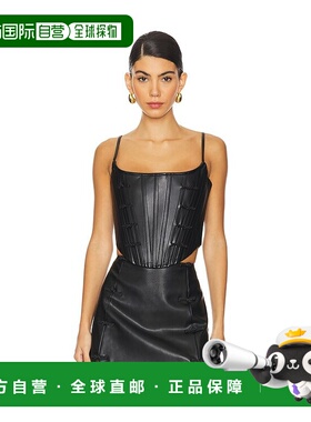 1h可退 潮奢 SAU LEE 女士 Nadia 仿皮紧身胸衣 F24T09