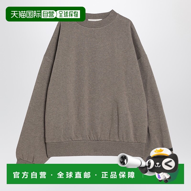 1h可退 潮奢 Essentials 男士 灰色抓绒棉质带Logo卫衣 192AS2520