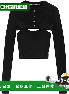 ALEXANDER WANG 女士针织毛衣 1KC3241060001 CO 黑色