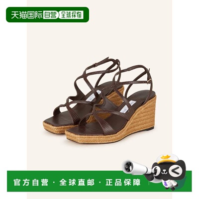 JIMMY CHOO 女士高跟鞋 100166945115000 CO 棕色 Wedges AYLA 85