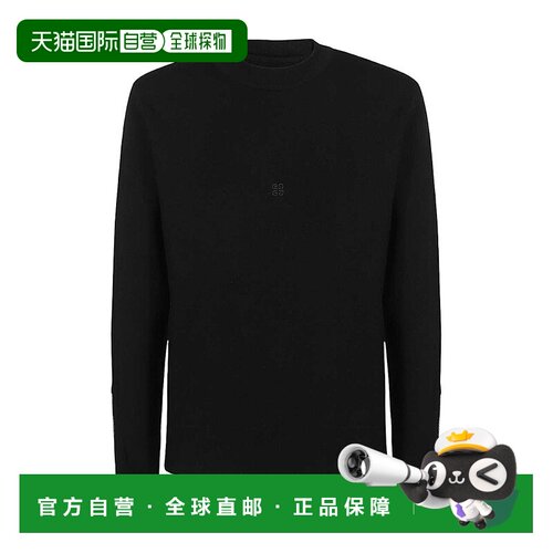 GIVENCHY 男士针织毛衣 BM90PN4YFF001 AW2023 黑色 圆领长袖毛衣