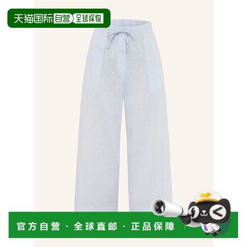 TOTEME 女士休闲裤 100301061217000 CO 浅蓝色 Culottes亚麻