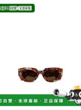 1h可退 GUCCI 男士眼镜 GG2007S002 AW2025 棕色 全框太阳镜