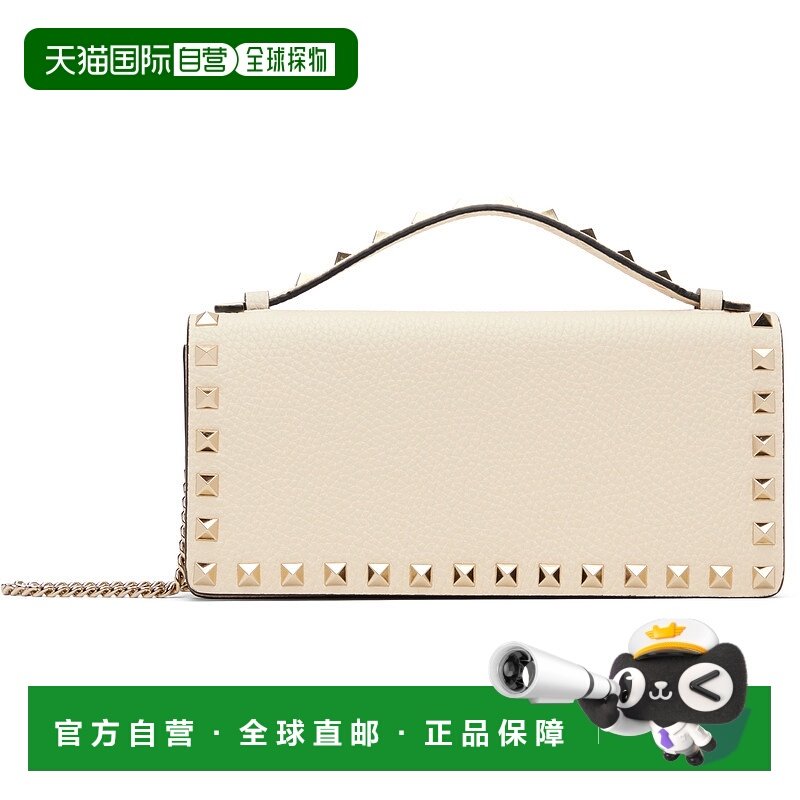 1h可退 潮奢 valentino 华伦天奴 女士 灰白色 Rockstud Walle 单