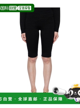 1h可退 MOSCHINO 女士休闲裤 03802700FANTASY SS2023 黑色五分裤