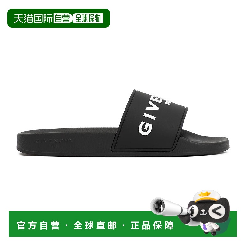 1h可退 GIVENCHY 男士凉鞋 BH301TH1H4 CO 黑色 GIVENCHY  LOGO D