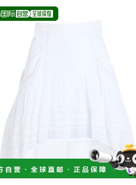 1h可退 潮奢 ISABEL MARANT 女士 迷你半身裙 white白色 舒适时尚