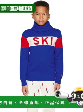 1h可退 潮奢 PERFECT MOMENT 男童 蓝色 Ski Merino Wool 儿童高