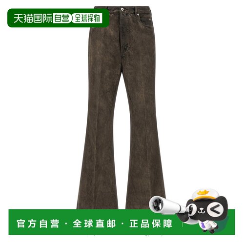 RICK OWENS 男士牛仔裤 RR02F4335DRK34 AW2026 绿色