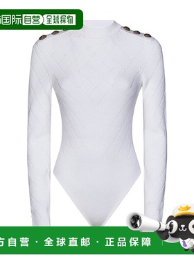 BALMAIN 女士连体裤 CF1BG240KF530FA SS2024 白色 Balmain Paris