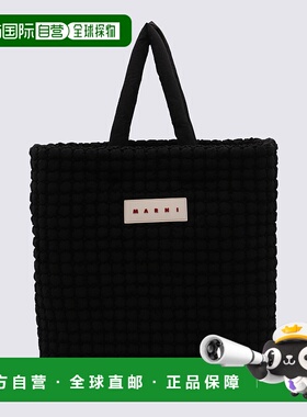 MARNI 男士单肩包 SHMQ0101U0P856200N99 AW2025 黑色托特包