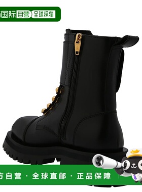 BALMAIN 女士靴子 YN1TC785LVIT0PA SS2023 黑色 Leather ranger