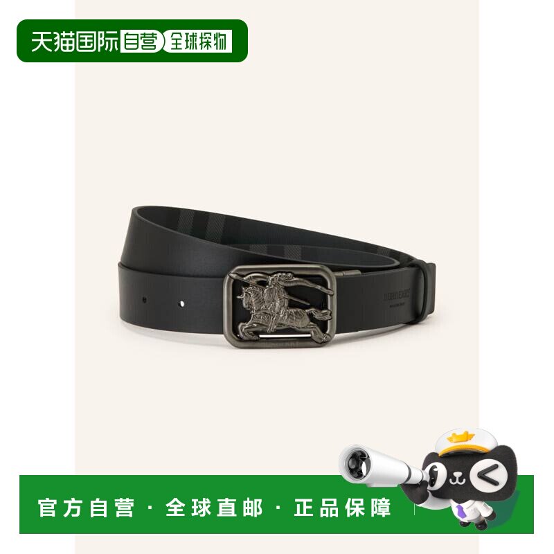 BURBERRY 男士腰带 100307683913000 CO 黑色 RIDER Reversible L