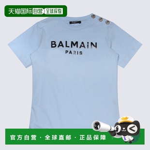 BALMAIN 男童T恤 BU8P21Z1751684 SS2024 蓝色