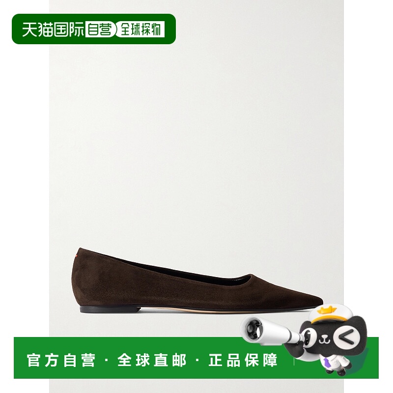 1h可退 潮奢 aeyde 女士 Cassy 绒面革芭蕾舞鞋 A11FLSNDP8FL130F