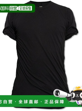 RICK OWENS 男士T恤 RU01E5256UC09 SS2025 黑色