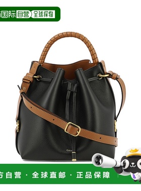 CHLOÉ 女士斜挎包 C23AS606I31001 AW2024 黑色 Marcie 水桶包