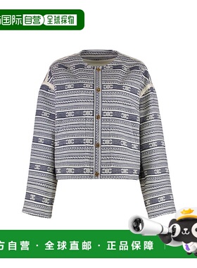 CELINE 女士夹克 RV0NW002897MI AW2025 蓝色 Baja cardigan