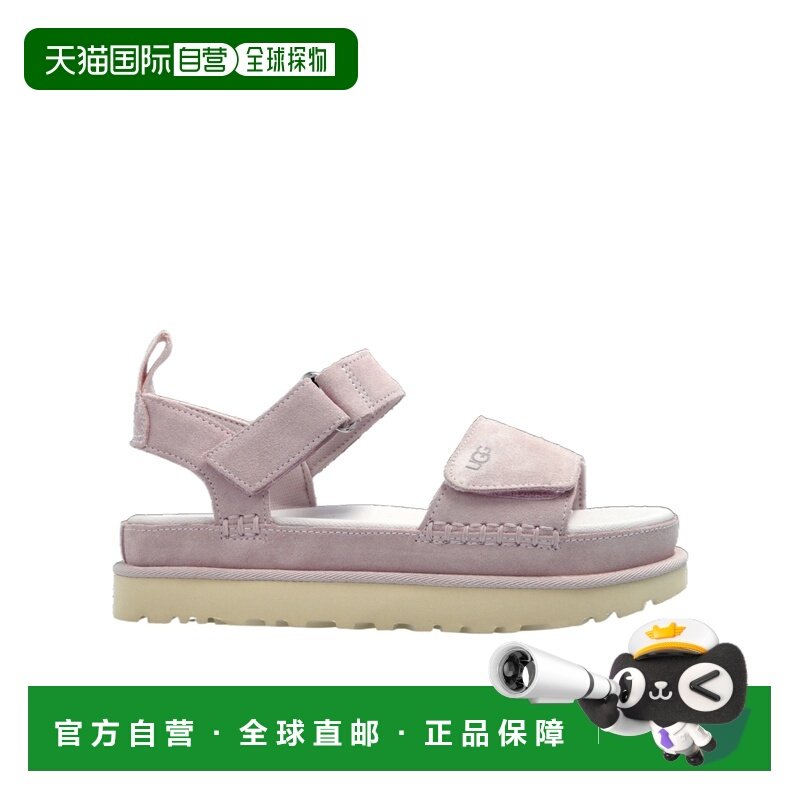 UGG 女士凉鞋 1136783BYF SS2025 灰色 圆头平底凉鞋,女鞋,罗马凉鞋,淘宝优惠券,粉丝福利购,淘宝优惠卷
