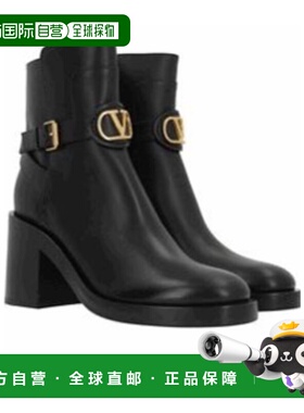 VALENTINO 女士靴子 WS0MB4DSH0NO AW2025 厚底鞋短靴黑色女靴