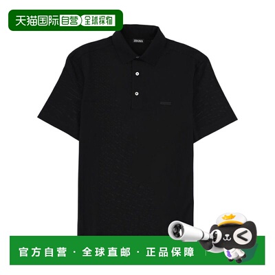 1h可退 潮奢 zegna 杰尼亚 男士 提花针织 Polo 衫 UH348A3H794