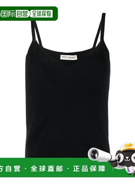OUR LEGACY 女士衬衫 W2233KSB SS2023 黑色 细肩带背心